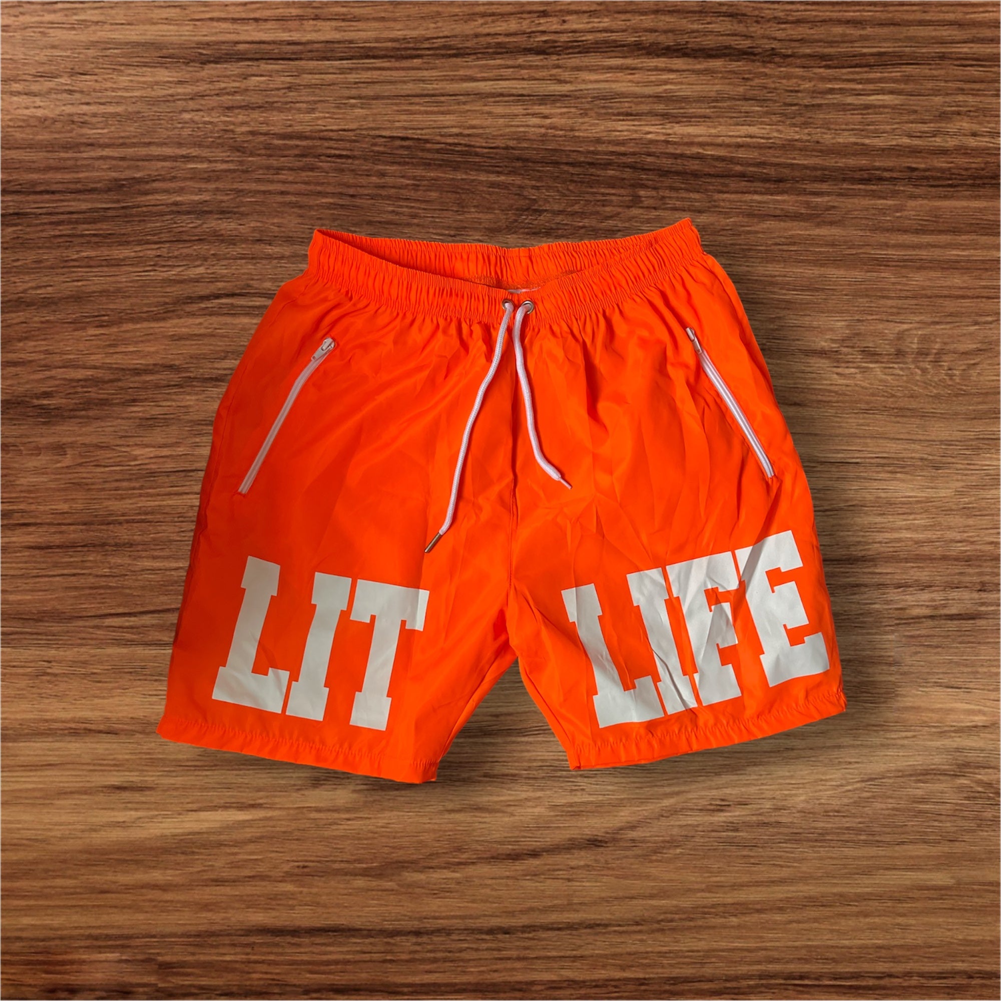 Lit Life “All Purpose” Shorts Orange